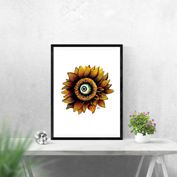 Impression d’art Eye-flower n°05