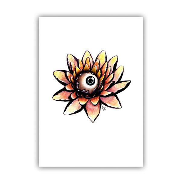 Impression d’art Eye-flower n°07