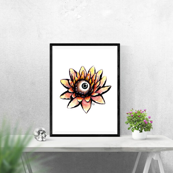 Impression d’art Eye-flower n°07