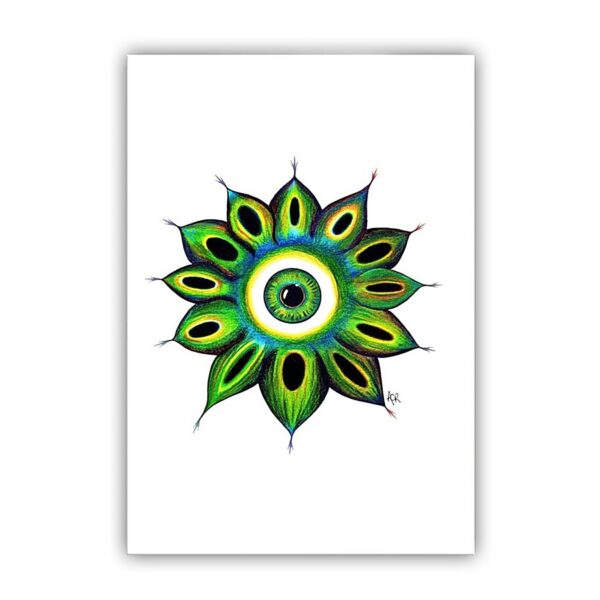Impression d’art Eye-flower n°20