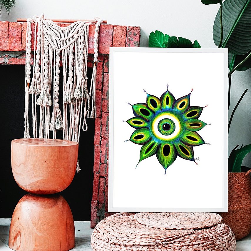 Impression d'art Eye-flower n°20 – Image 3