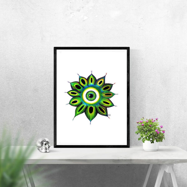Impression d’art Eye-flower n°20