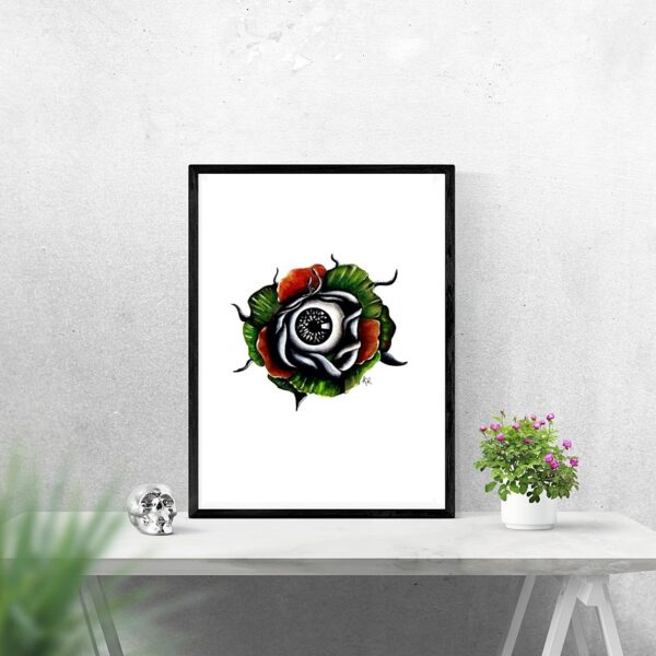 Impression d&rsquo;art Eye-flower n°23