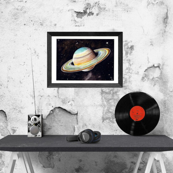 Impression d’art – Saturne