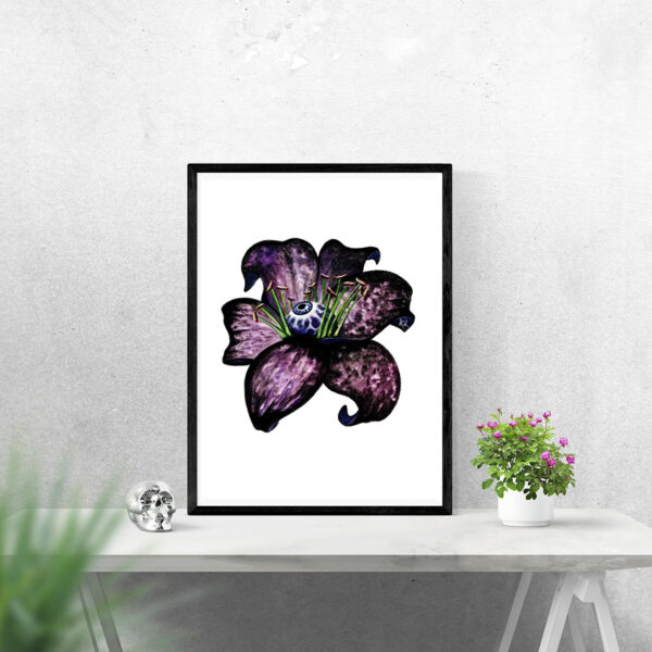 Impression d&rsquo;art Eye-flower n°06
