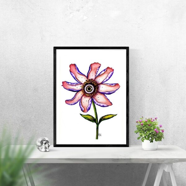 Impression d’art Eye-flower n°15
