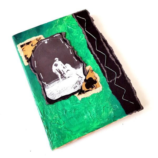 Journal A6 « Noir, blanc et vert »