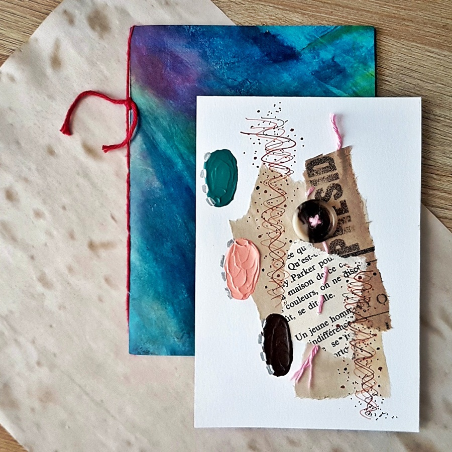 Carte Collage et recyclage – Image 5