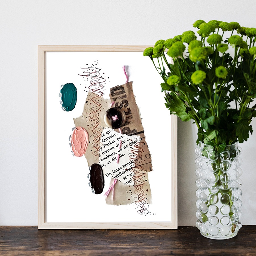 Carte Collage et recyclage – Image 7