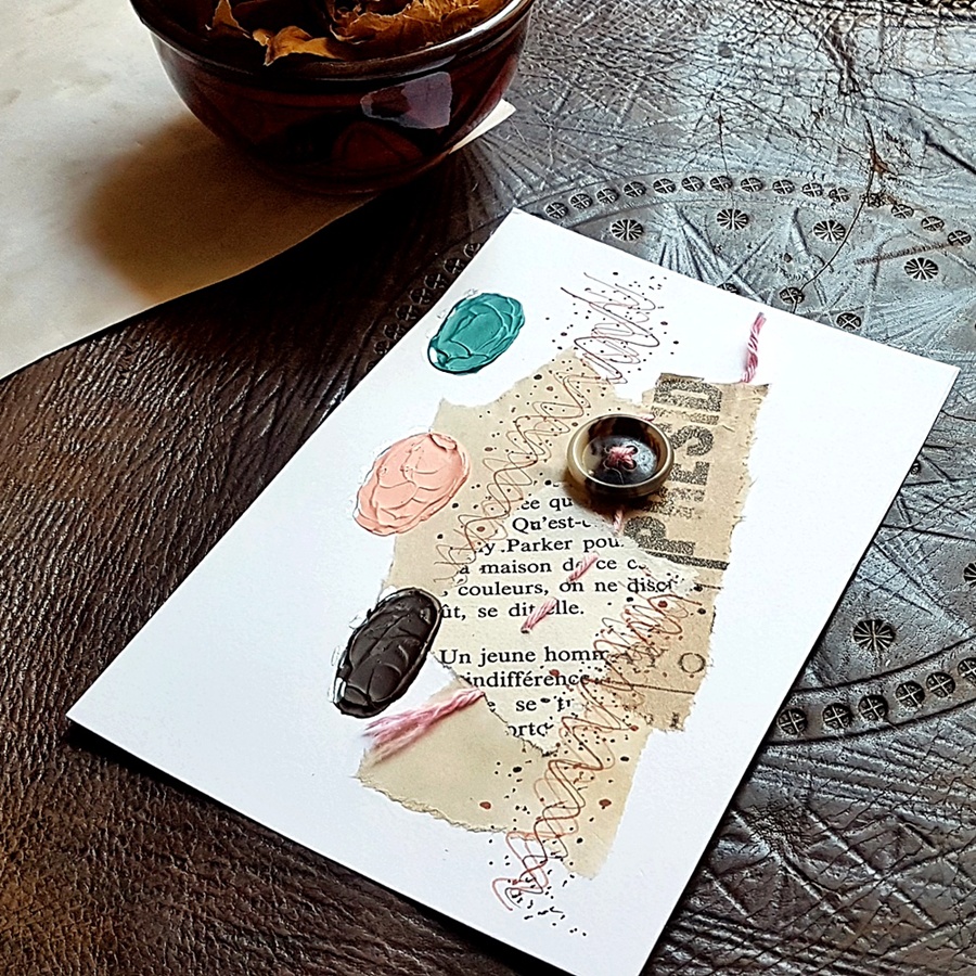 Carte Collage et recyclage – Image 2