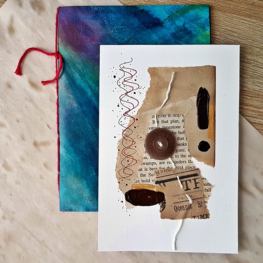 Carte Collage et recyclage – Image 4