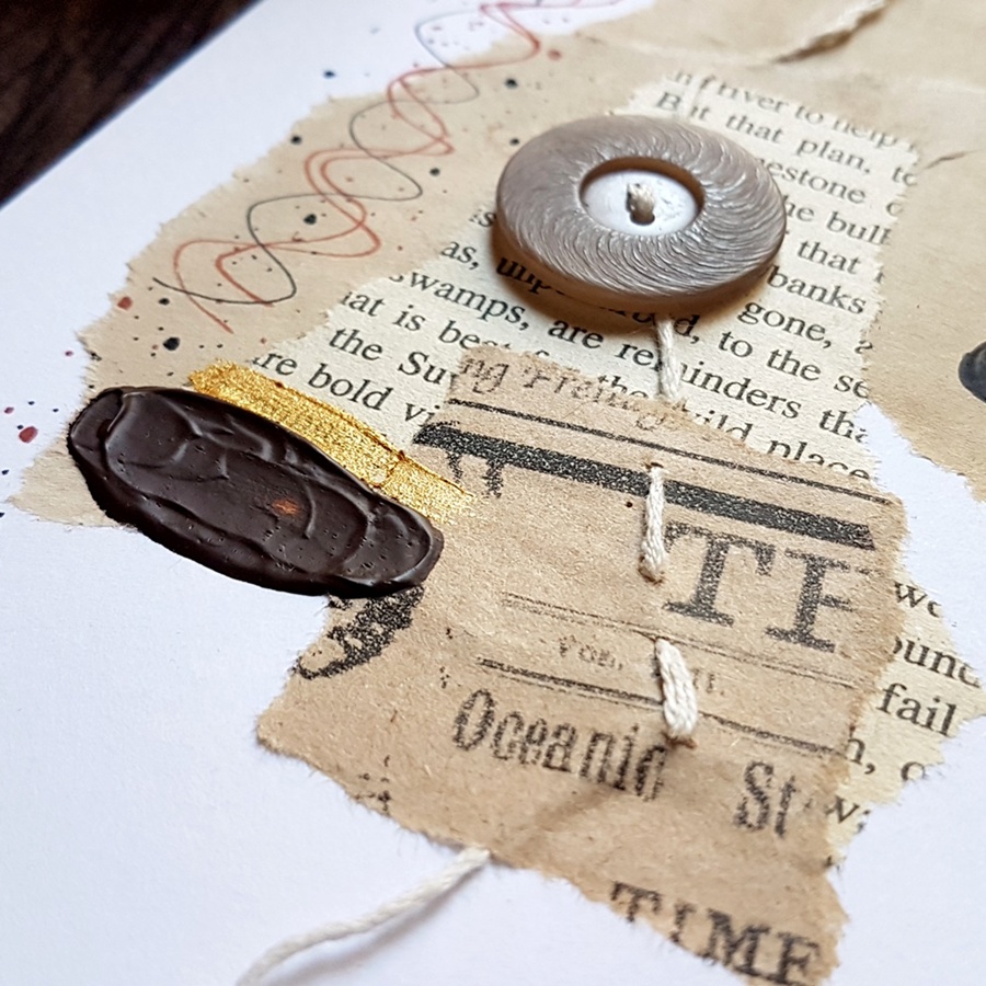 Carte Collage et recyclage – Image 3
