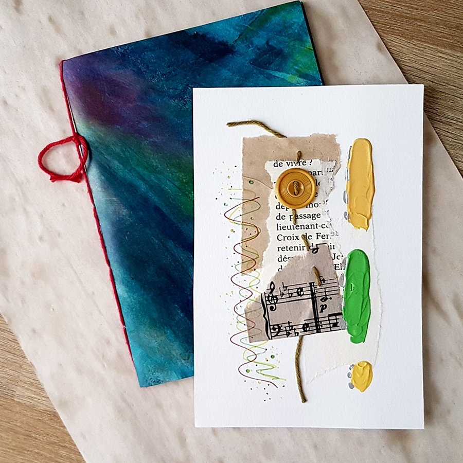 Carte Collage et recyclage – Image 5