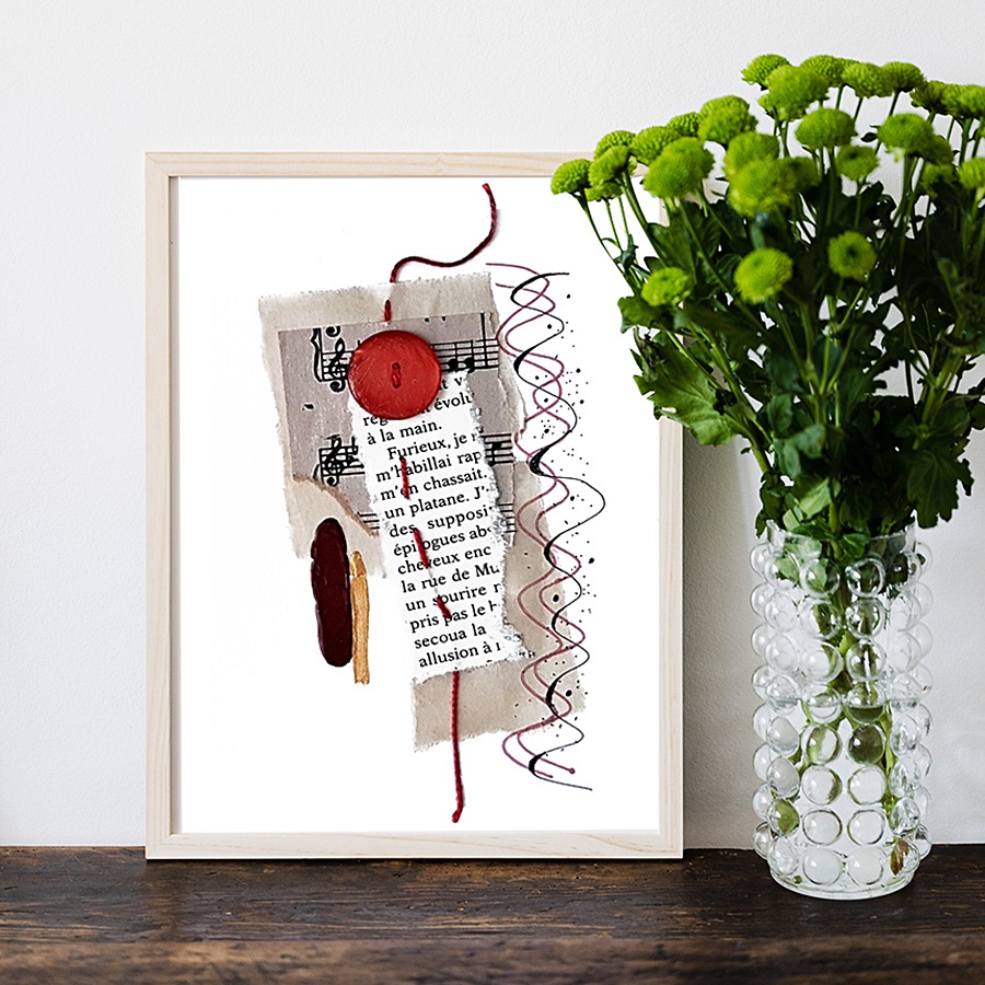 Carte Collage et recyclage – Image 7