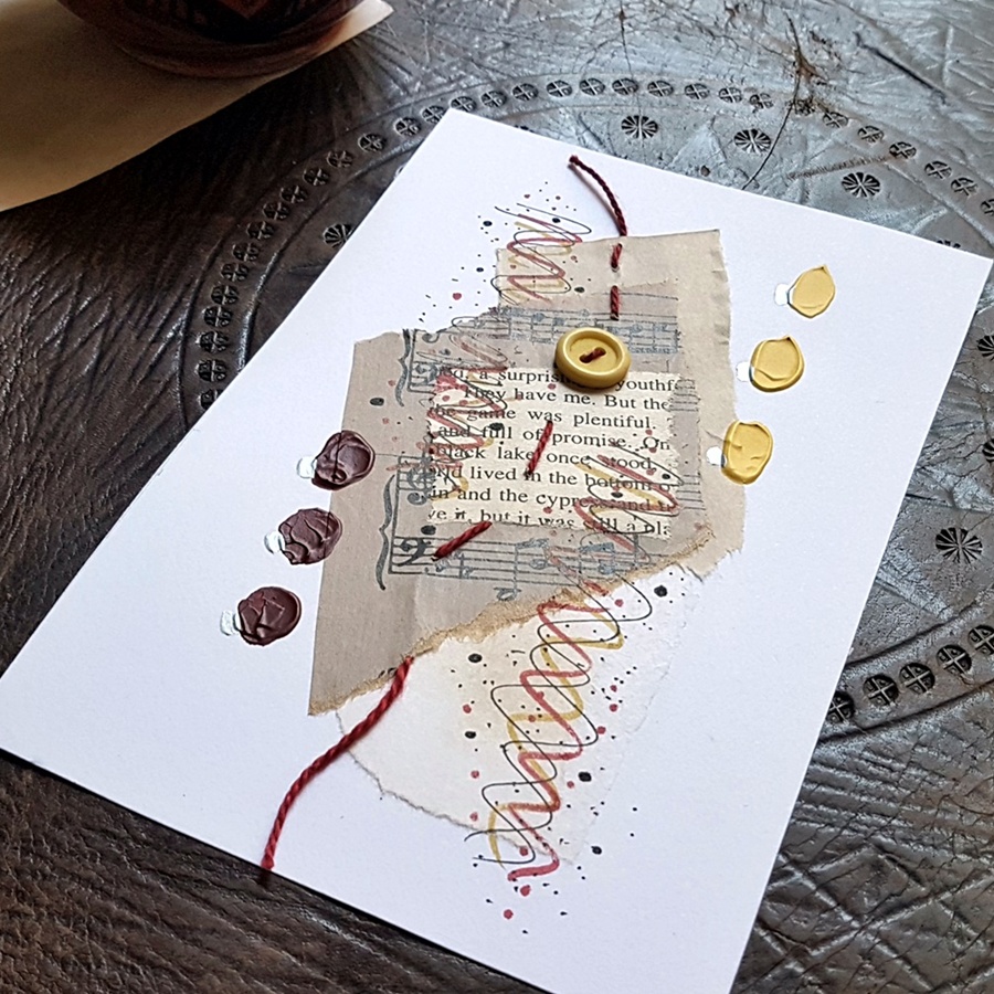 Carte Collage et recyclage – Image 4