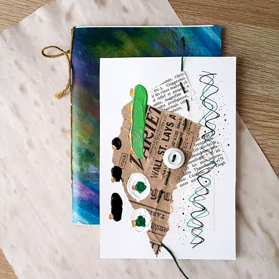 Carte Collage et recyclage – Image 5