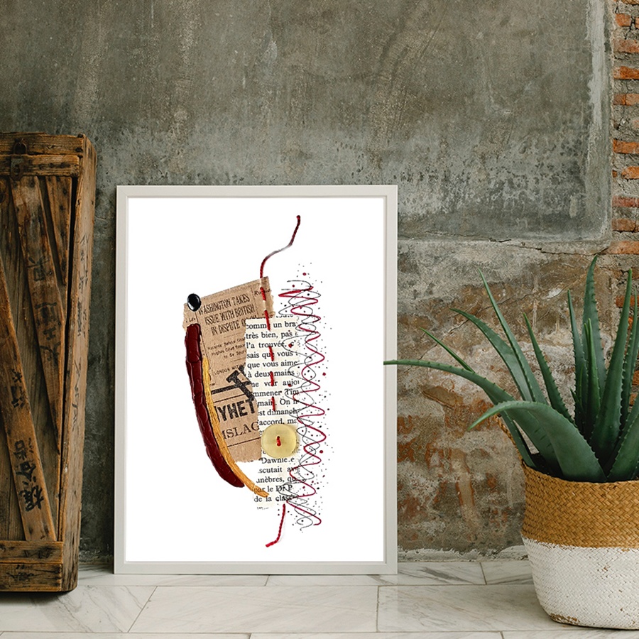 Carte Collage et recyclage – Image 2