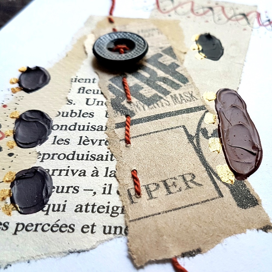 Carte Collage et recyclage – Image 2